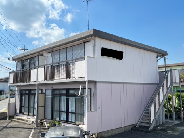 栃木市　アパート（積水ハウス） ：遮熱屋根塗装 /　遮熱外壁塗装工事